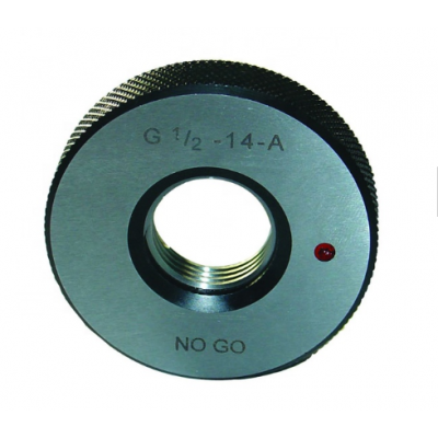 Stright pipe thread ring gauge with not thread sealing