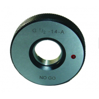 Stright pipe thread ring gauge with not thread sealing